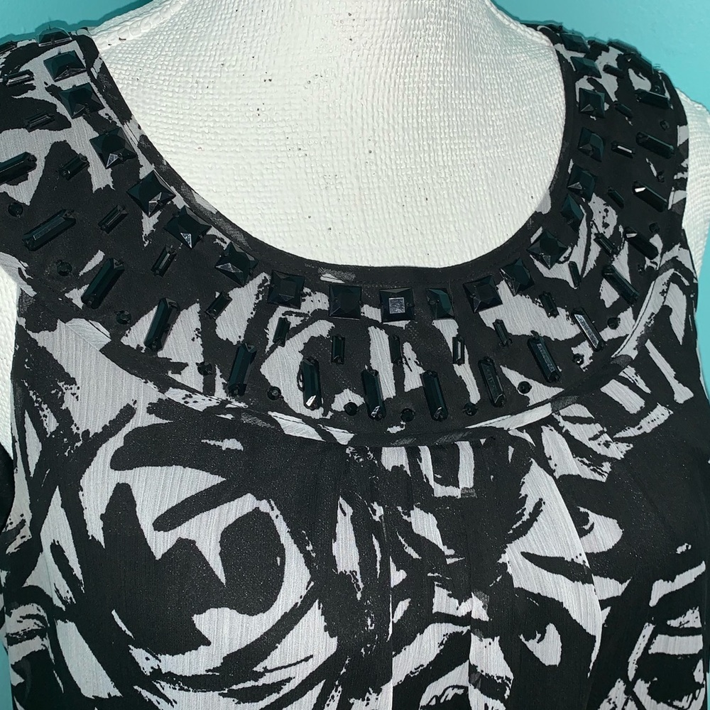 Calvin Klein beaded blouse! - Picture 3 of 7